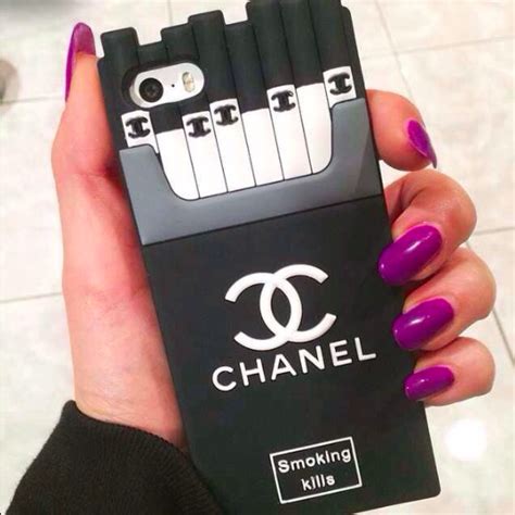 chanel shop online phone cases|iphone case chanel smoking kills.